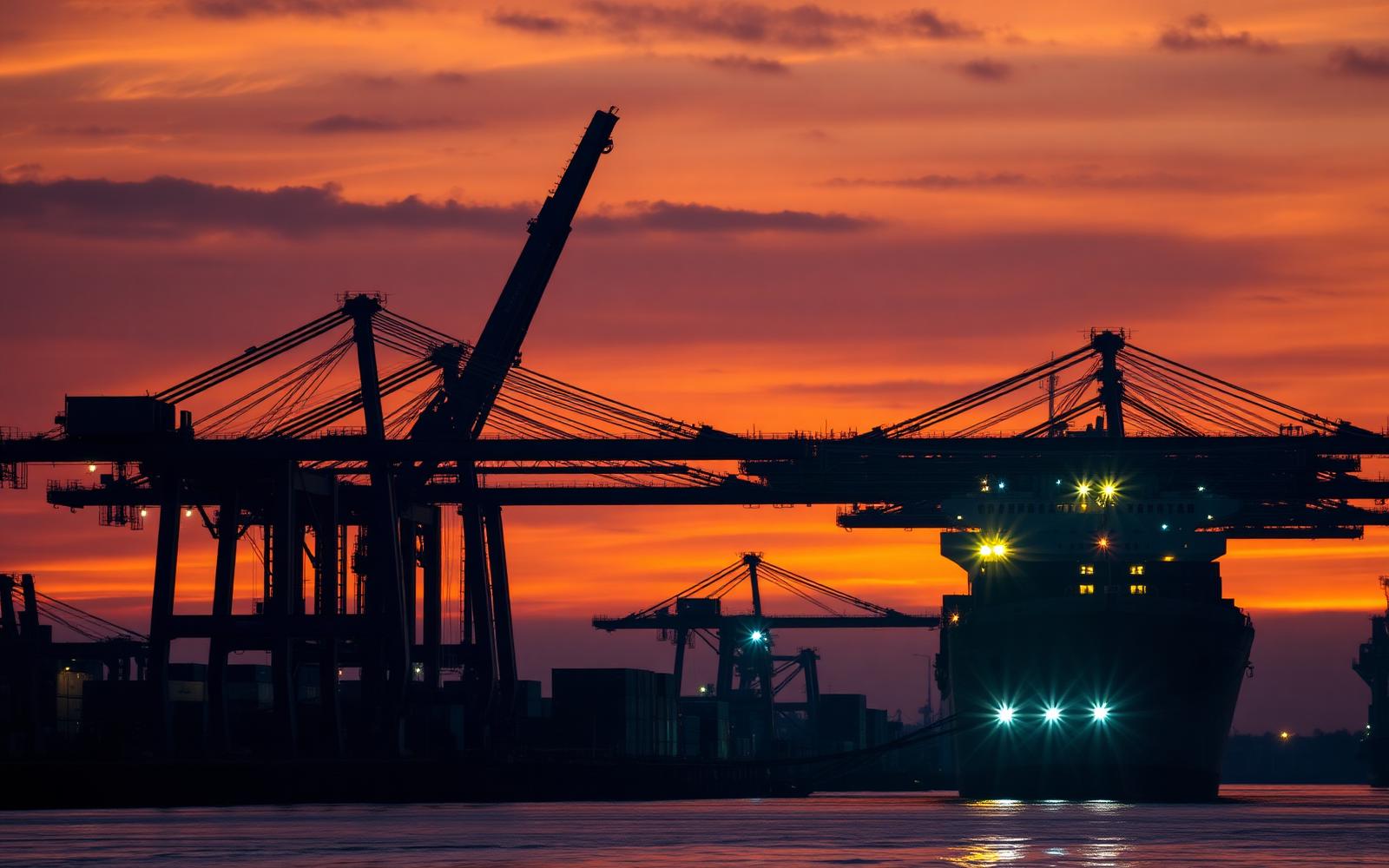 Port cranes